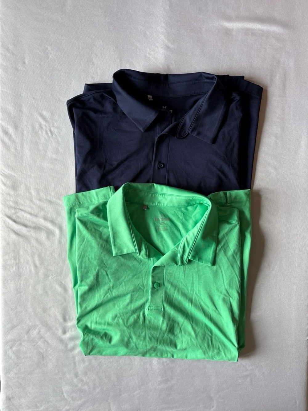 Under Armour Men's Polo Duo - Bright Green & Navy
